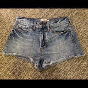 Free People denim shorts, size 2-4 (26 waist)